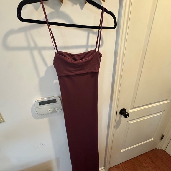 TIGER MIST CARA DRESS XS Burgundy Spaghetti Strap Dress - Picture 1 of 2